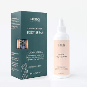 Crystal Infused Luxury Body Spray Tokyo Stroll Scent (Crystal: Sodalite & Lapis Lazuli)